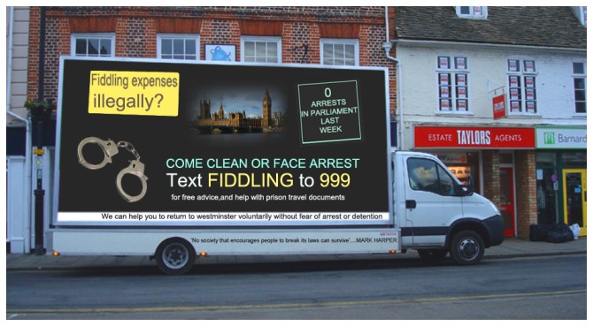 MP expenses van spoof